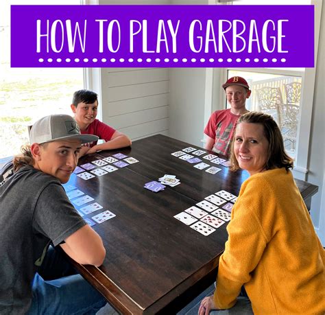 How to play garbage  The goal is to collect a set of cards with an Ace, 10, and wildcards